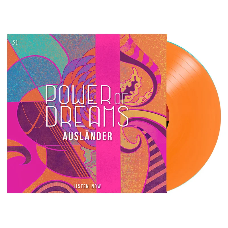 POWER OF DREAMS - Auslander (Reissue) - LP - Orange Colour Vinyl