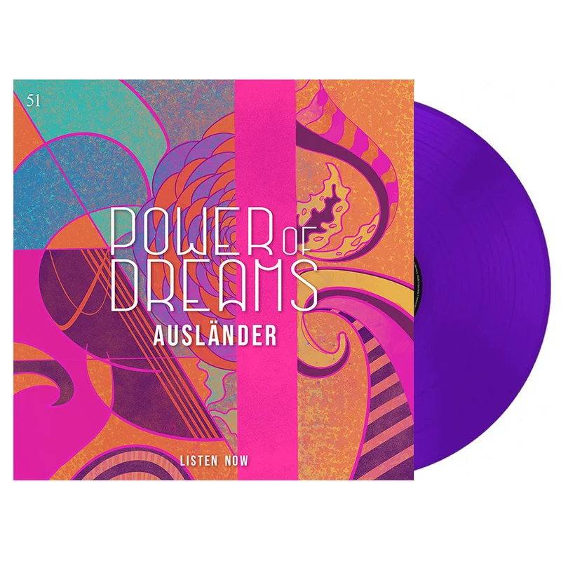 POWER OF DREAMS - Auslander (Reissue) - LP - Purple Colour Vinyl