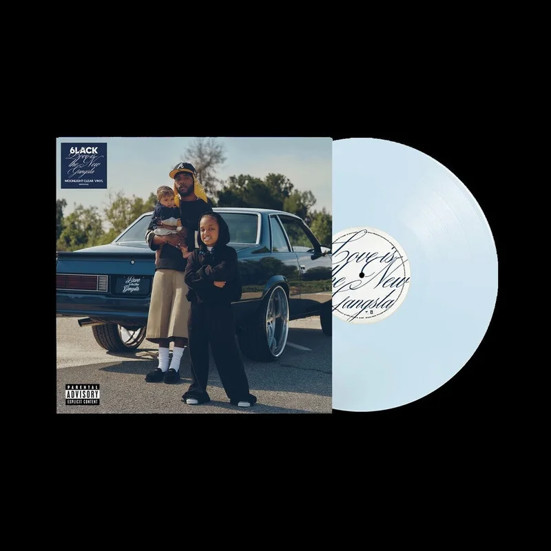 Pre-Order: 6lack - Love is the New Gangsta [Moonlight Clear Vinyl with Alternate Cover]
