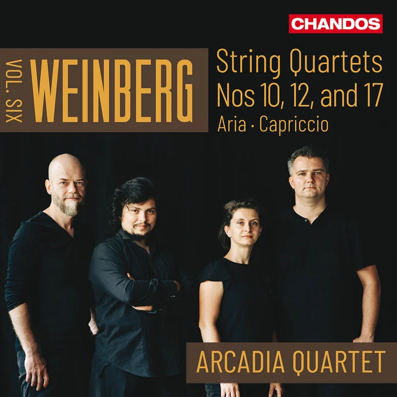 Pre-Order: Arcadia Quartet - Weinberg: String Quartets Vol. 6 [CD]