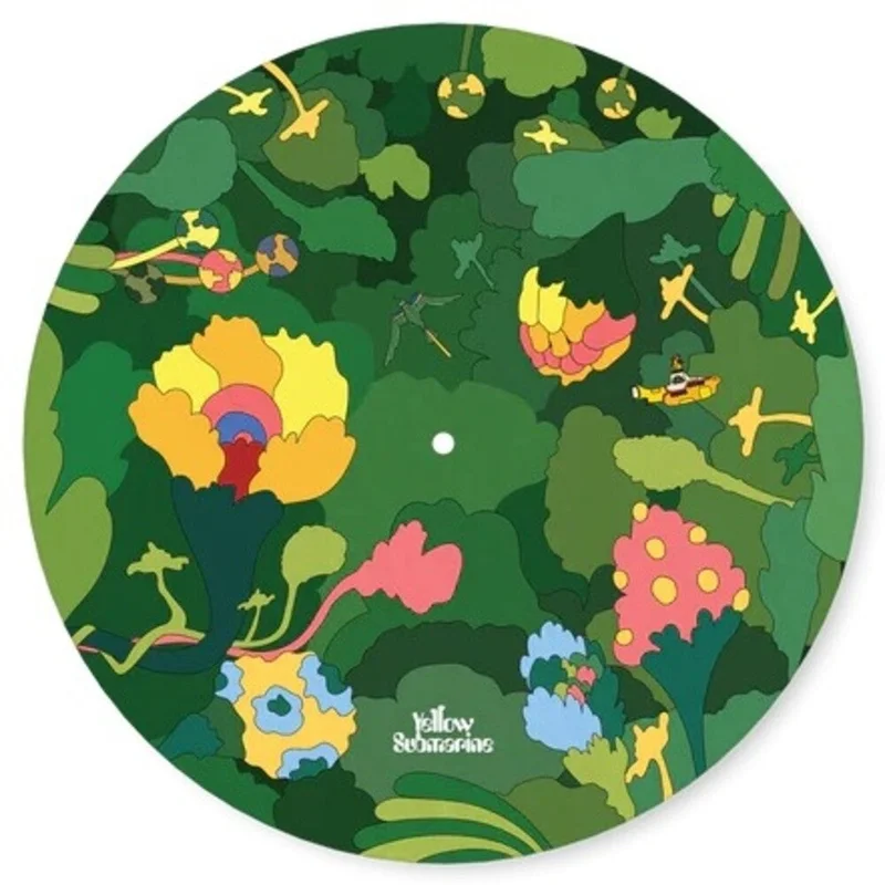 Pre-Order: Beatles Yellow Sub Record Mat Pepperland Woods - Beatles Yellow Sub Record Mat Pepperland Woods [Vinyl Accessories]