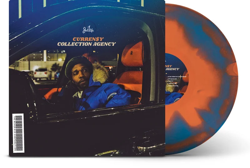 Pre-Order: Curren$y - Collection Agency - Blue/Orange (Blue) [Colored Vinyl]