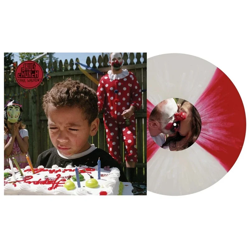 Pre-Order: Drug Church - Paul Walker [Indie Exclusive Milky Clear/Red Quad w/ White Splatter]