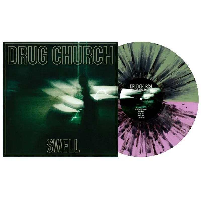 Pre-Order: Drug Church - Swell [Indie Exclusive Olive/Violet with Black Splatter]