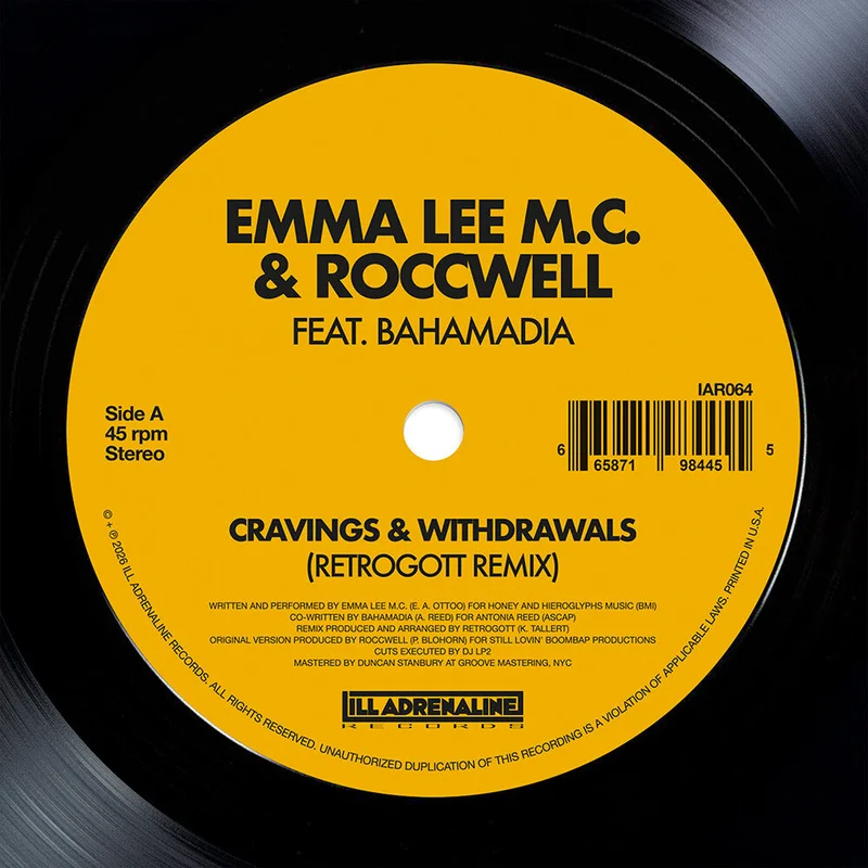 Pre-Order: Emma Lee M.C. & Roccwell - Cravings & Withdrawals (feat. Bahamadia) [Retrogott Remix]