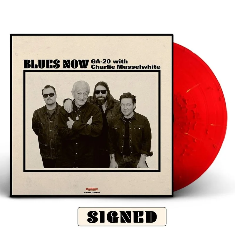 Pre-Order: GA-20 - Blues Now [Indie Exclusive Red Splatter - Autographed Insert]