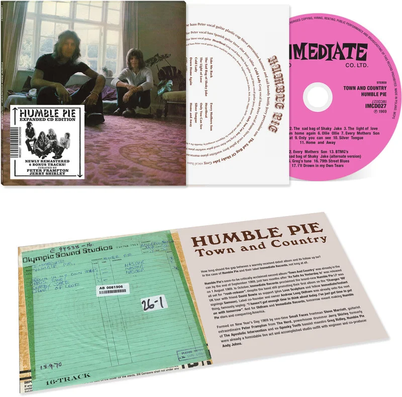 Pre-Order: Humble Pie - Town & Country (Bonus Tracks) [With Booklet]