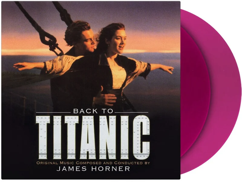 Pre-Order: James Horner  (Colv) (Ltd) (Ogv) (Viol) - Back To Titanic - O.S.T. [Colored Vinyl] [Limited Edition] [180 Gram] (Viol)