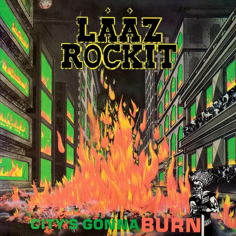 Pre-Order: Laaz Rockit - City's Gonna Burn [Colored Vinyl] [Limited Edition] (Red)