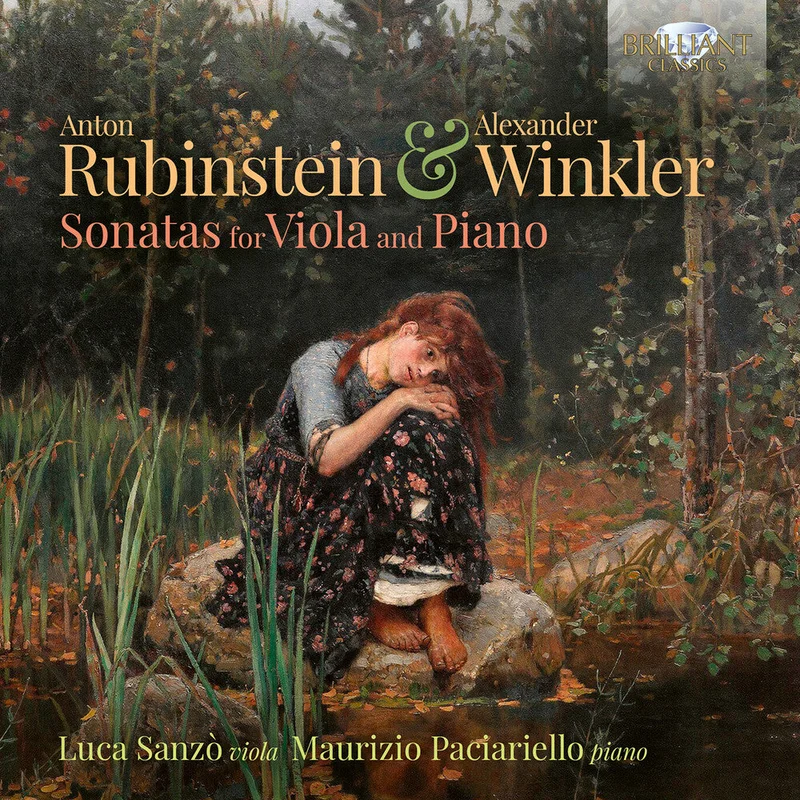 Pre-Order: Luca Sanzo - Rubinstein & Winkler: Sons For Viola & Piano [CD]