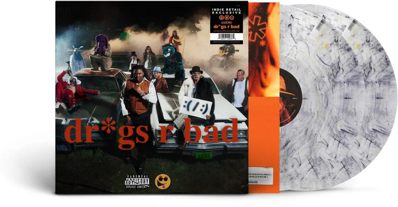 Pre-Order: Lucki - Dr*Gs R Bad [Indie Exclusive White Noise Static]