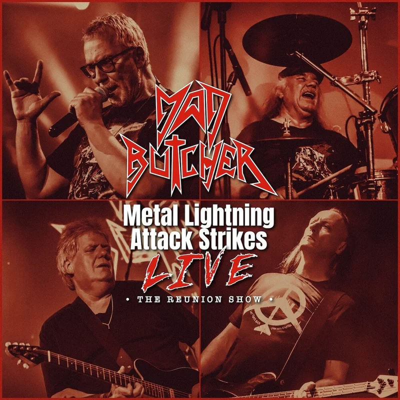 Pre-Order: mad butcher - Metal Lightning Attack Strikes Live - Reunion [CD]
