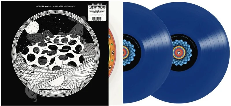 Pre-Order: Modest Mouse - Eraser & A Maze [Indie Exclusive Ocean Floor Blue 180g EcoSonic Audiophile Vinyl]