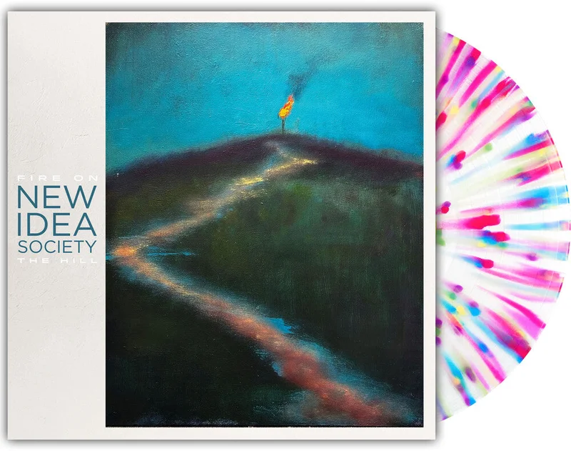 Pre-Order: New Idea Society - Fire On The Hill [White with Rainbow Splatter]