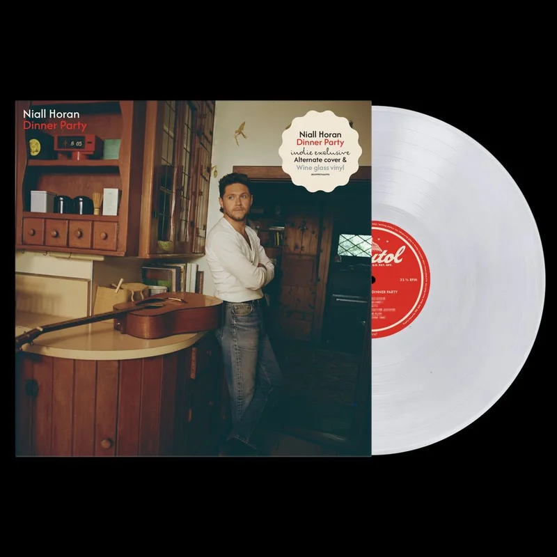 Pre-Order: Niall Horan - Dinner Party [Indie Exclusive Wine Glass Clear LP with Alternate Cover]