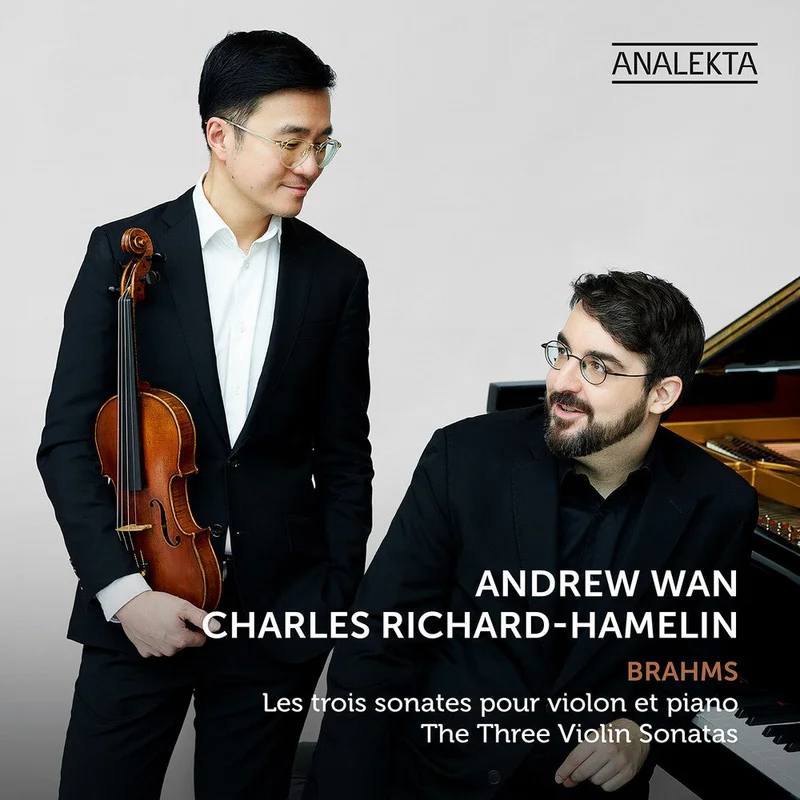 Pre-Order: Richard-Charles Hamelin - Brahms: Three Vn Sonatas [CD]