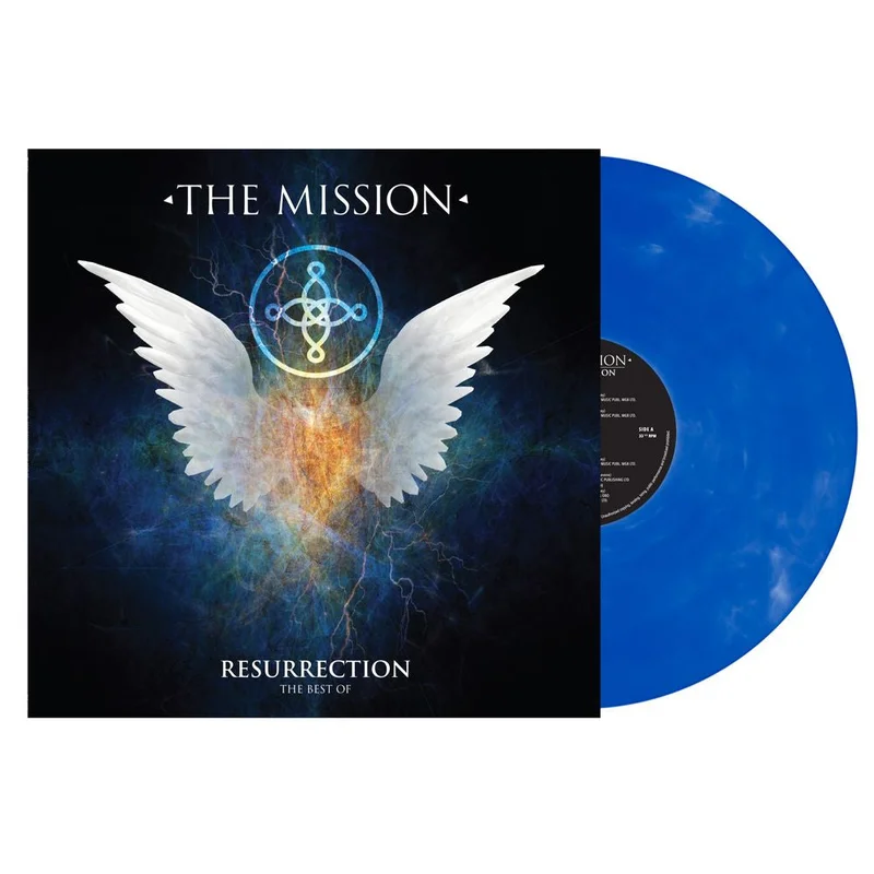 Pre-Order: The Mission - Resurrection - The Best Of [Blue & White Marble]