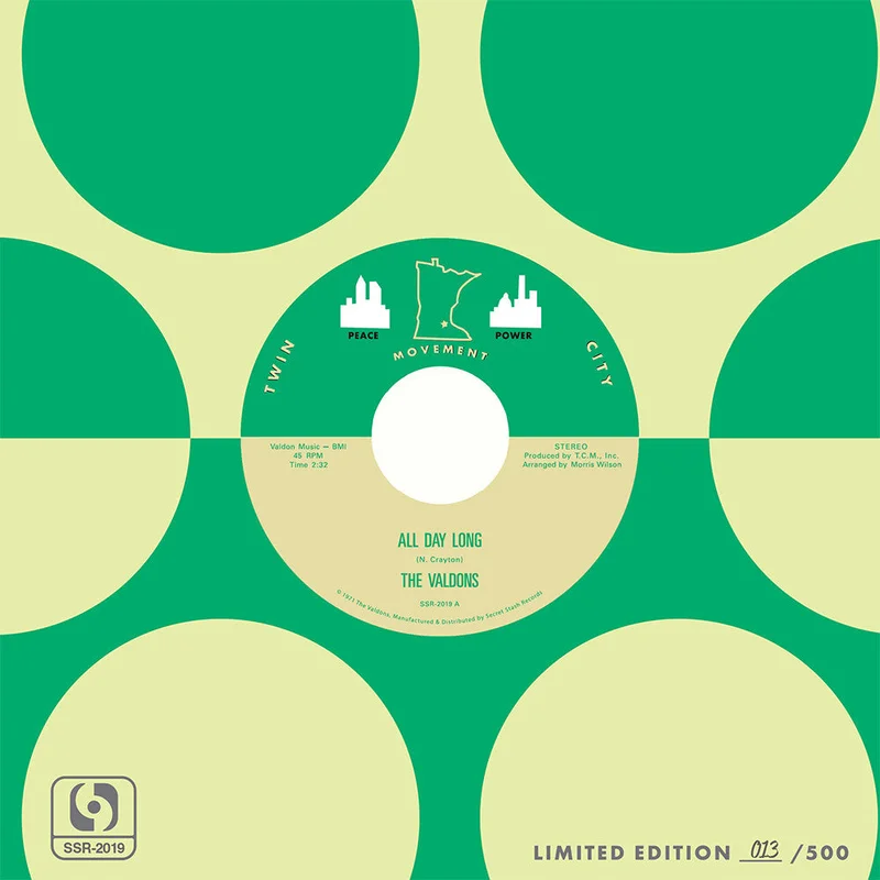 Pre-Order: The Valdons - All Day Long b/w Love Me, Leave Me [500 hand-numbered copies]