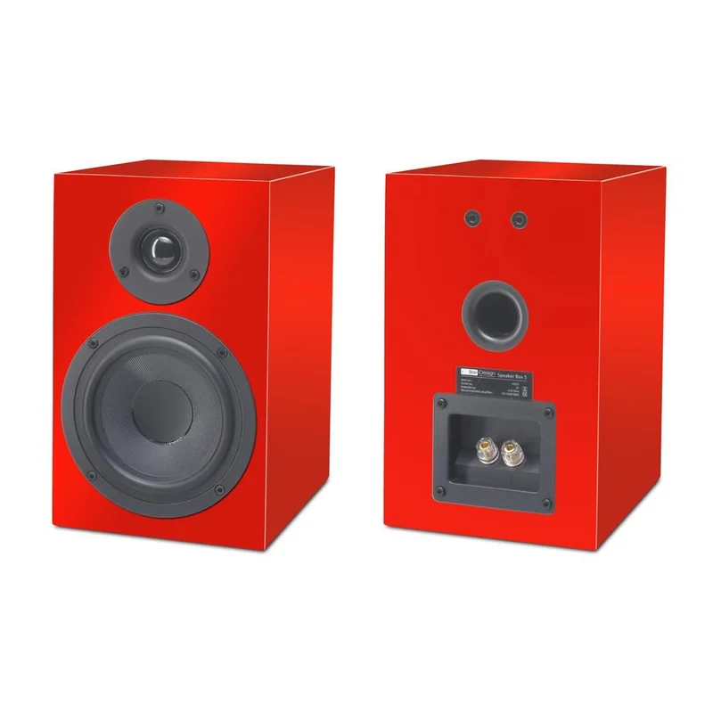 Pro-Ject - Speaker Box 5 (Pair) Gloss Red