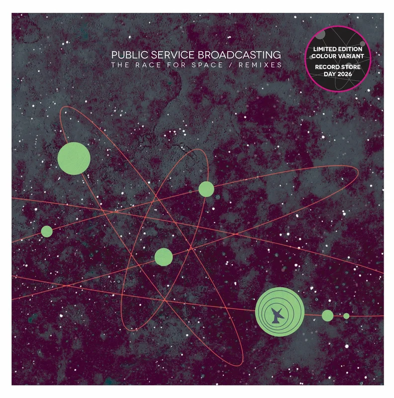 PUBLIC SERVICE BROADCASTING - The Race For Space (Remixes) - 1LP - Pale Green Vinyl [Record Store Day 2026]