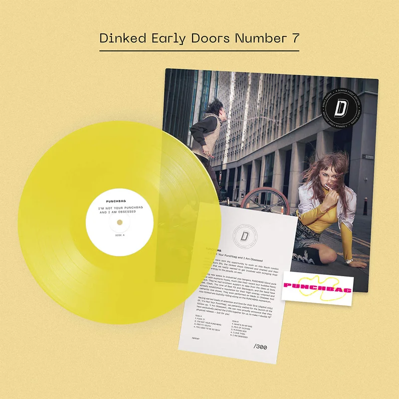 PUNCHBAG - I Am Obsessed / I Am Not Your Punchbag - LP (2 x EP) - Vinyl - Dinked Early Doors Edition #07 [APR 10]