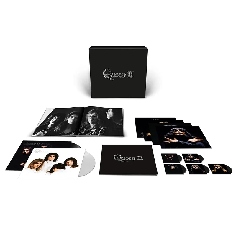 QUEEN - Queen II (Collector's Edition) - 5CD + 2LP White (Etched) / Black (Etched) Vinyl - Deluxe Box Set [MAR 27]