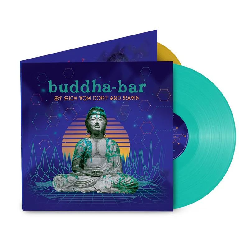 RICH VOM DORF & RAVIN - Buddha Bar - 2LP - Orange Clear and Transparent Blue Vinyl