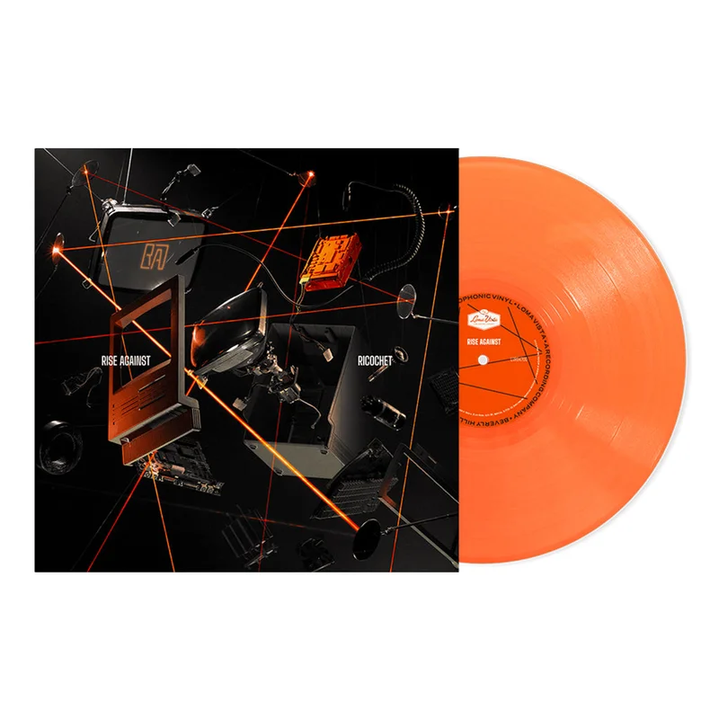 RISE AGAINST - Ricochet - LP - Neon Orange Vinyl