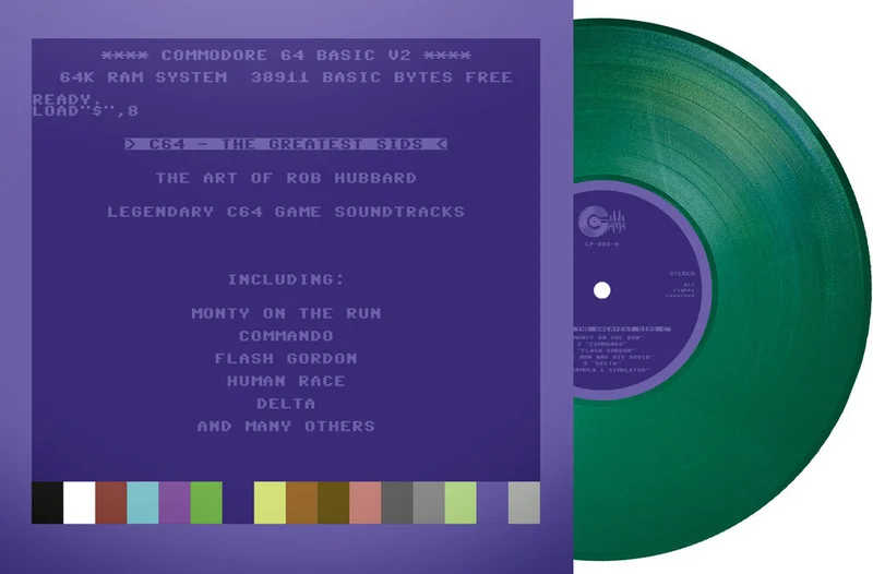 Rob Hubbard  (Colv) (Grn) (Ltd) (Fra) - C64 Greatest Sids: Art Of Rob Hubbard - Green [LP]
