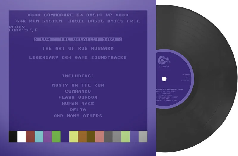 Rob Hubbard  (Colv) (Gry) (Ltd) (Fra) - C64 Greatest Sids: Art Of Rob Hubbard - Dark Grey [LP]