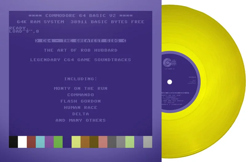 Rob Hubbard  (Colv) (Ltd) (Ylw) (Fra) - C64 Greatest Sids: Art Of Rob Hubbard - Yellow [LP]