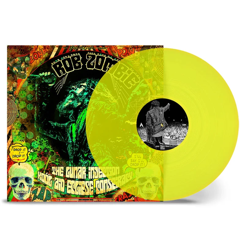 ROB ZOMBIE - The Lunar Injection Kool Aid Eclipse Conspiracy (Repress with 28-page booklet) - LP - Transparent Neon Yellow Vinyl