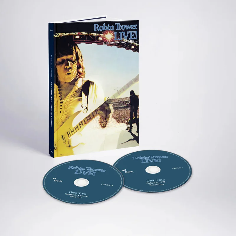 ROBIN TROWER - Robin Trower Live! (50th Anniversary Edition) - 2CD Mediabook [APR 3]