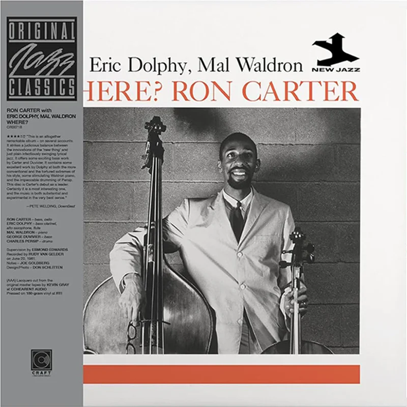 RON CARTER WITH ERIC DOLPHY AND MAL WALDRON - Where? (Original Jazz Classics Series) - LP - 180g Vinyl