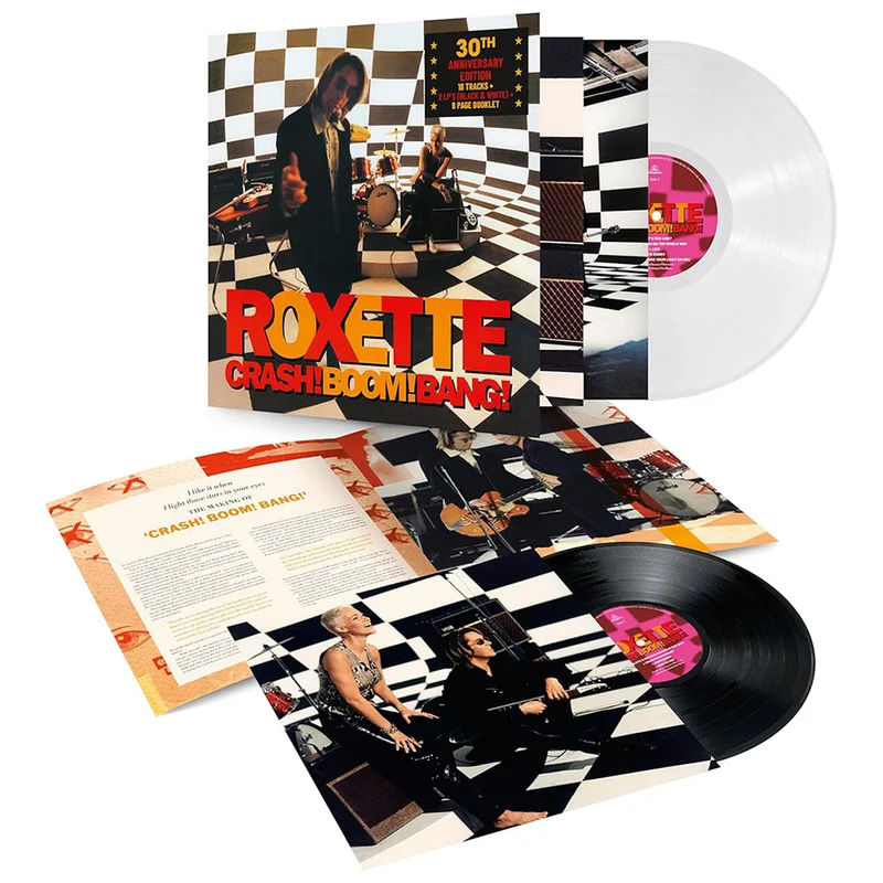 ROXETTE - Crash! Boom! Bang! 30th Anniversary Expanded Edition - 2LP - White / Black Vinyl [DEC 6]
