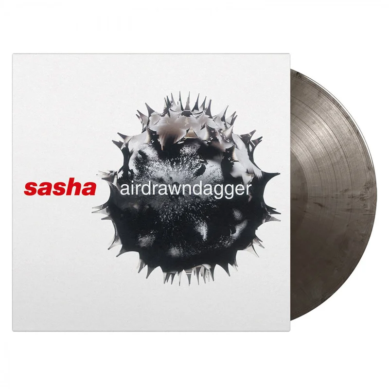SASHA - Airdrawndagger (2023 Reissue) - 3LP - Trifold 180g Silver and Black Marbled Vinyl