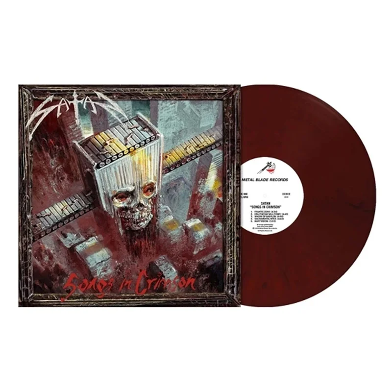 SATAN - Songs In Crimson - LP - Dark Sienna Colour Vinyl