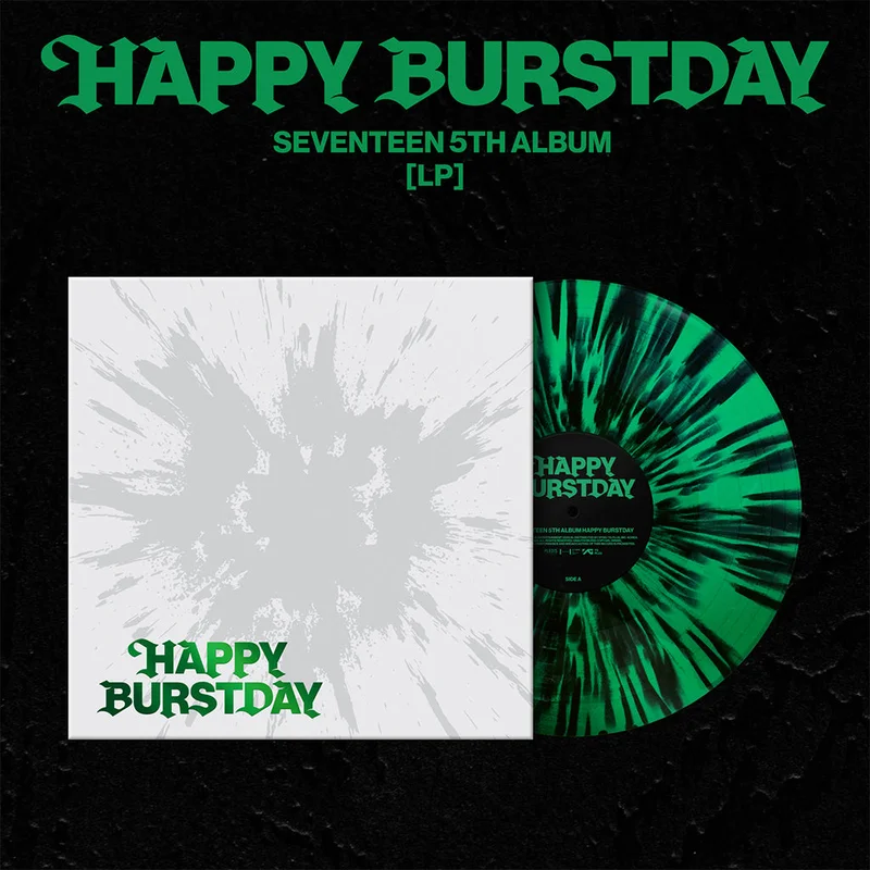 SEVENTEEN - Happy Burstday - LP - Evergreen w/ Black Splatter Vinyl
