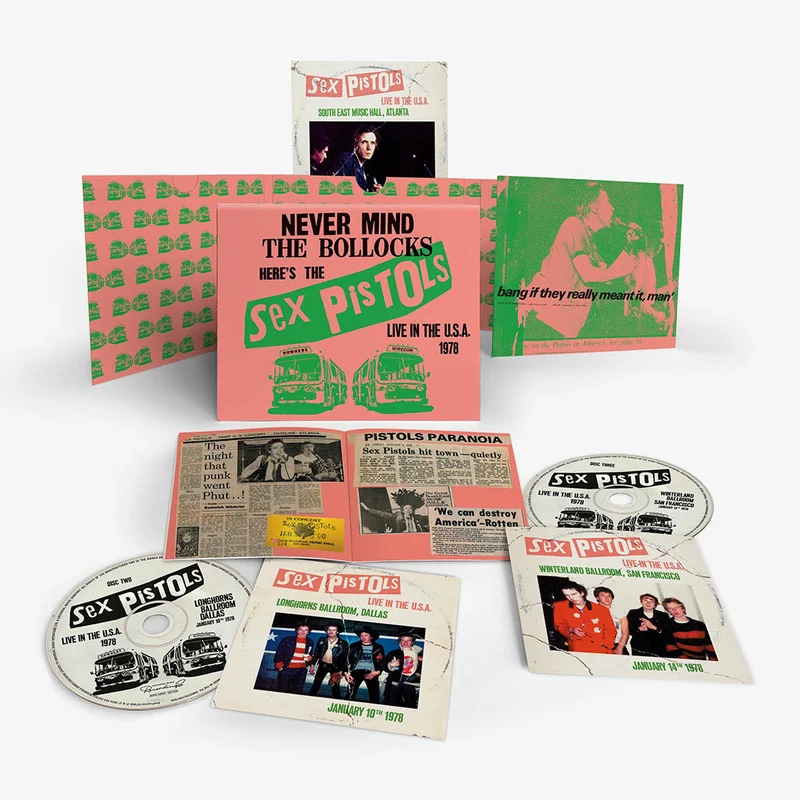 SEX PISTOLS - Live In The U.S.A 1978 - 3CD Set