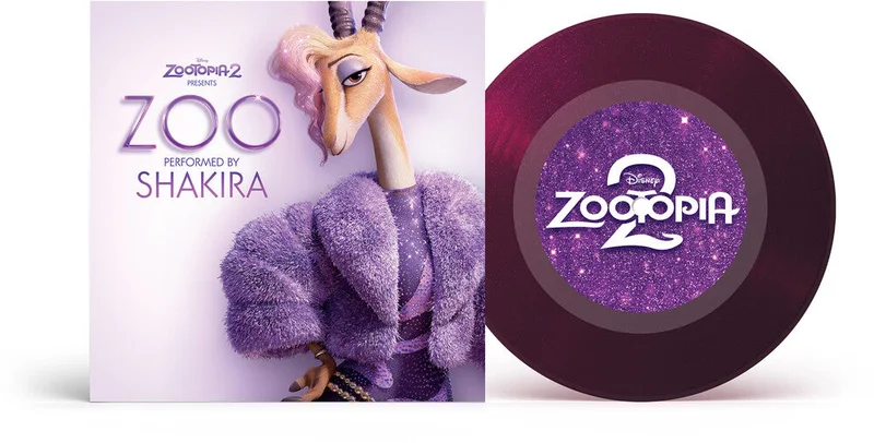 Shakira - Zoo (From Zootopia 2) - O.S.T. [Purple Translucent Glitter Vinyl]