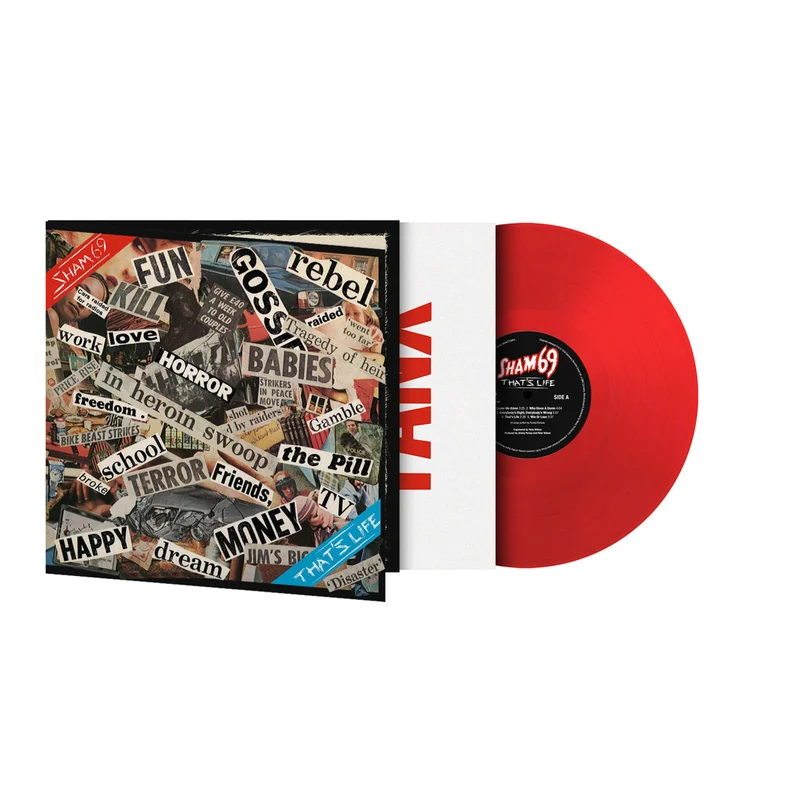 Sham 69 - That'S Life TRANSLUCENT RED COLOURED VINYL (Vinyl LP) PRE-ORDER