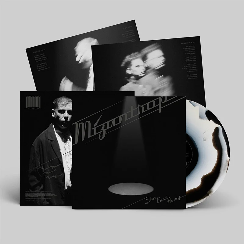 SHE PAST AWAY - Mizantrop - LP - Corona Black with White Vinyl [DATE TBC]