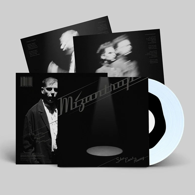 SHE PAST AWAY - Mizantrop - LP - 'Inkspot Transparent White w/ Black' Vinyl [DATE TBC]