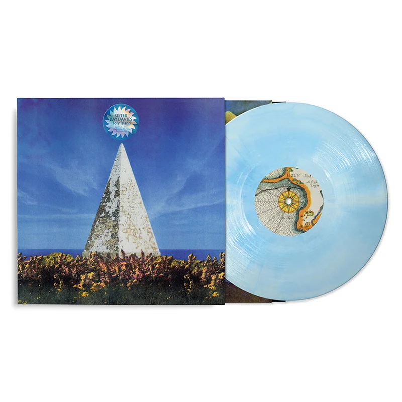 SISTER RAY DAVIES - Holy Island (w/ Postcard) - LP - Lindisfarne Sky Blue & White Vinyl