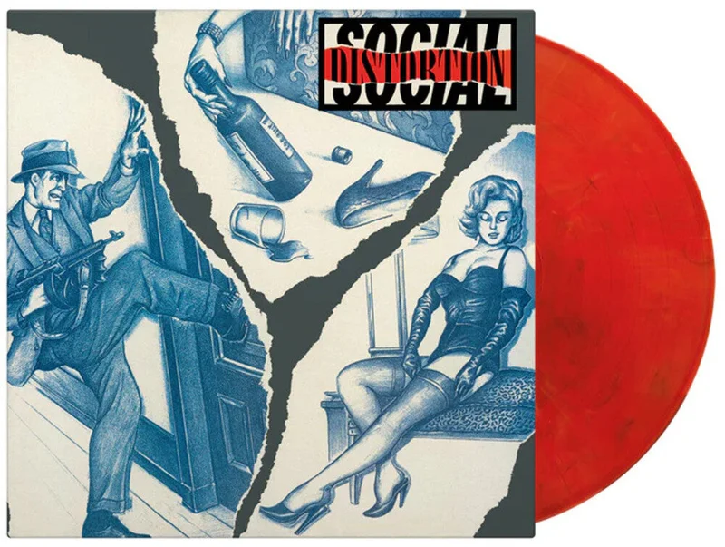 Social Distortion - Social Distortion [180 Gram Translucent Red Black White Marble]