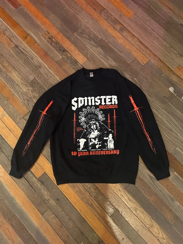 Spinster Records 10th Anniversary Pullover