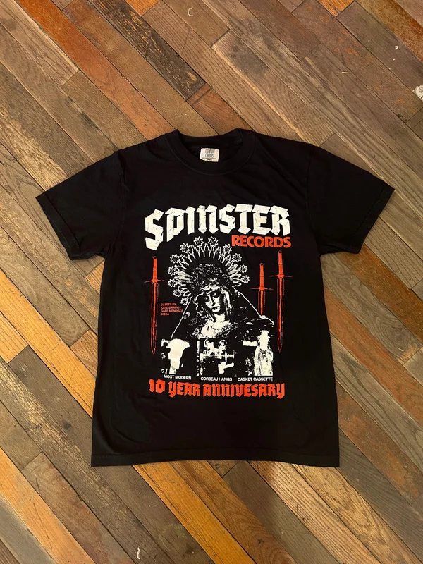 Spinster Records 10th Anniversary Shirt
