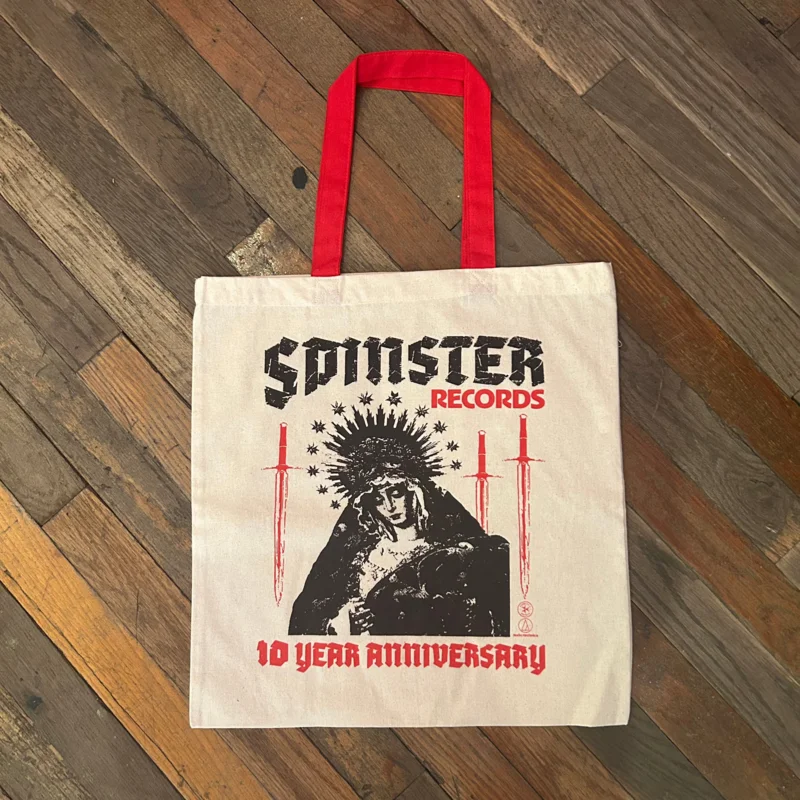 Spinster Records 10th Anniversary Tote Bag