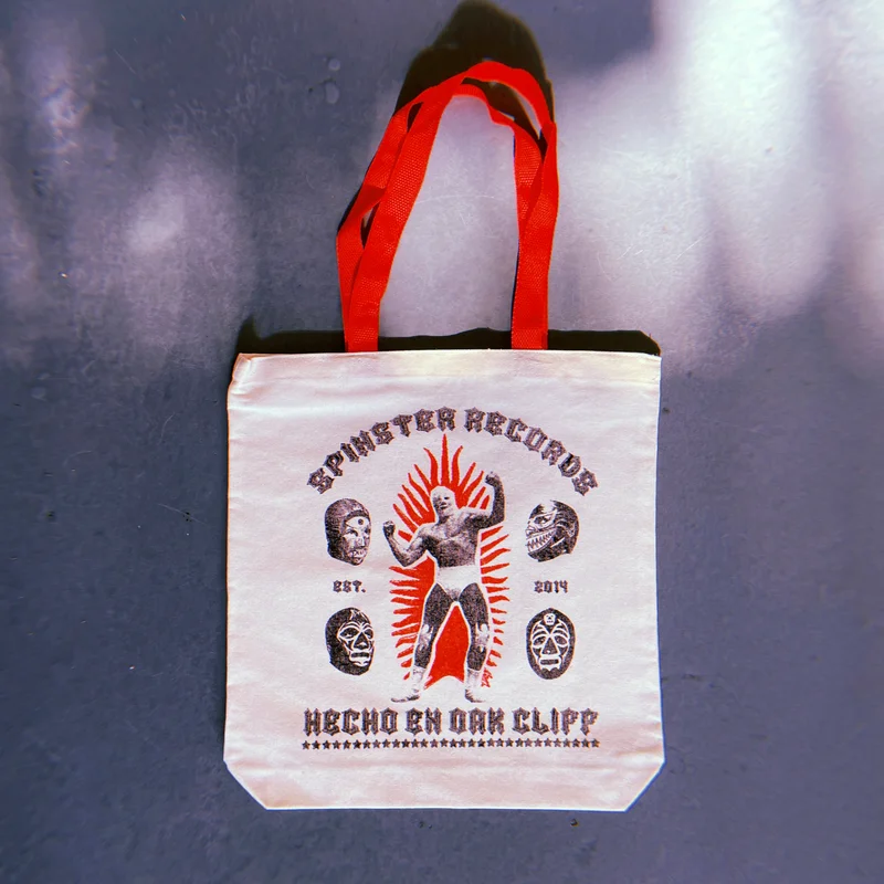 Spinster Records Cinco De Mayo Luchador Tote Bag 2025