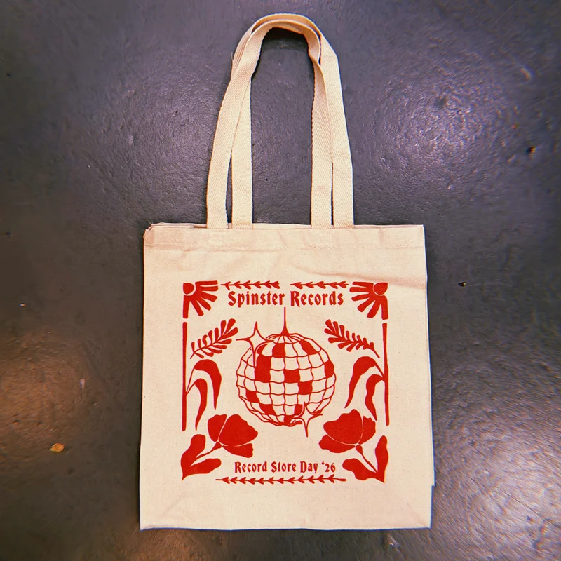Spinster Records Disco Tote: Record Store Day 2026 Red